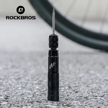 ROCKBROS Portable Bicycle Bike Tire Repair Patch Tool Aluminum Alloy Compact