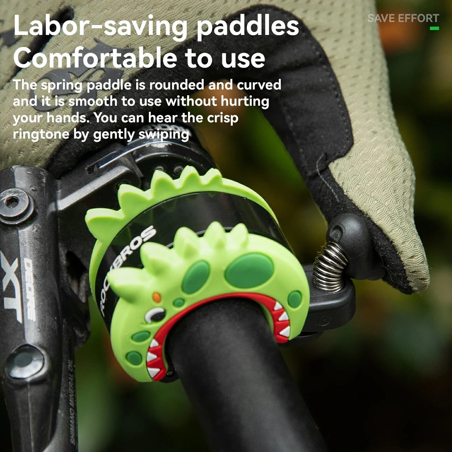 Cartoon Bike Bell – Rabbit & Dinosaur Designs, Loud & Waterproof
