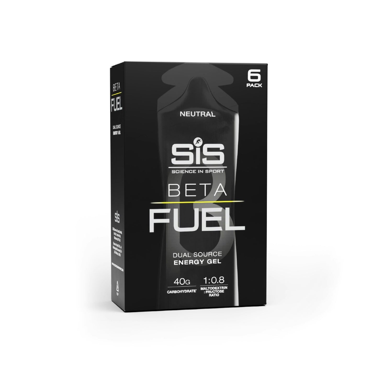 SIS GEL BETA FUEL 6X60ML NEUTRAL