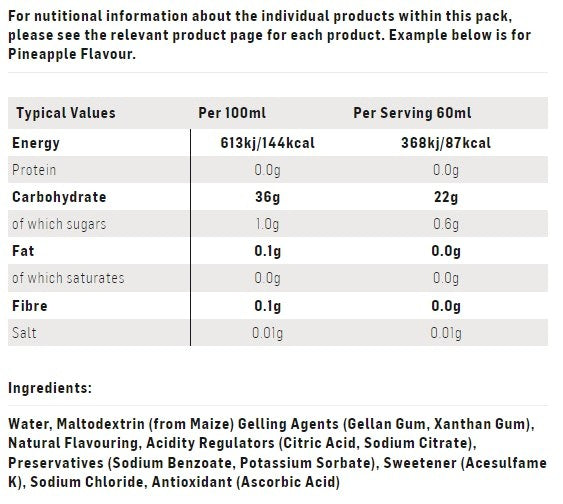 SIS GO ISOTONIC GEL VARIETY PACK 7 X 60ML