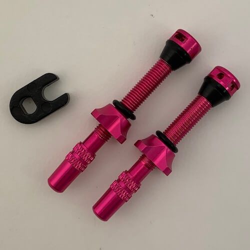 ROCKET TUBELESS VALVES PINK