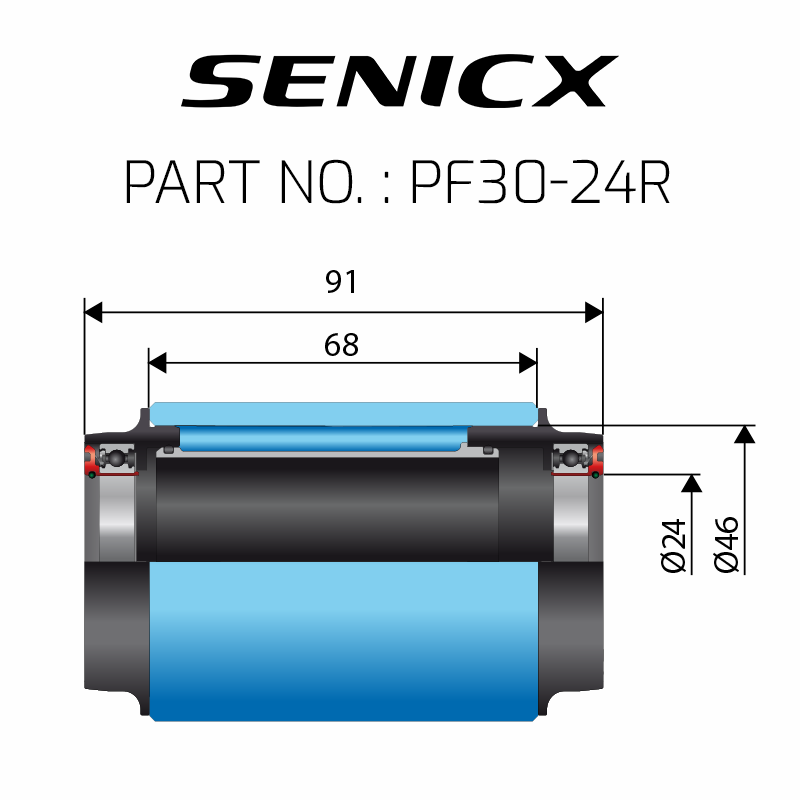 PF30 Bottom Bracket ∅24