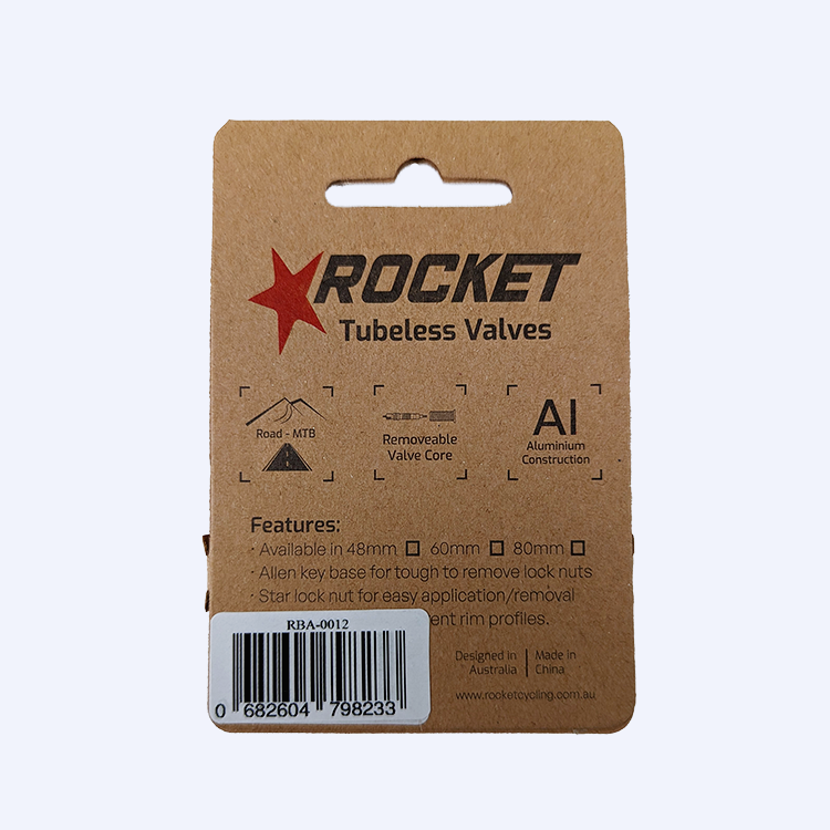 Rocket Tubeless Valves ORANGE