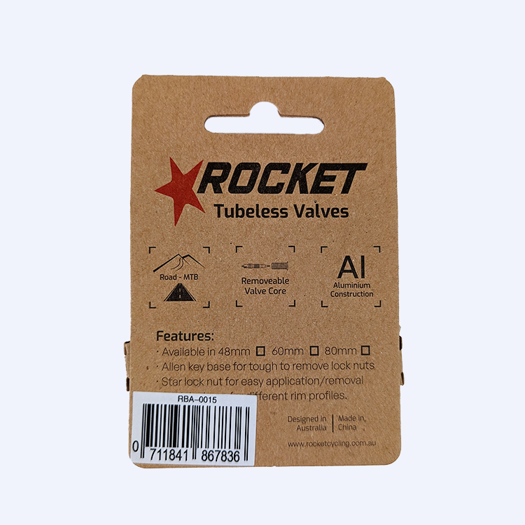 Rocket Tubeless Valves BLACK