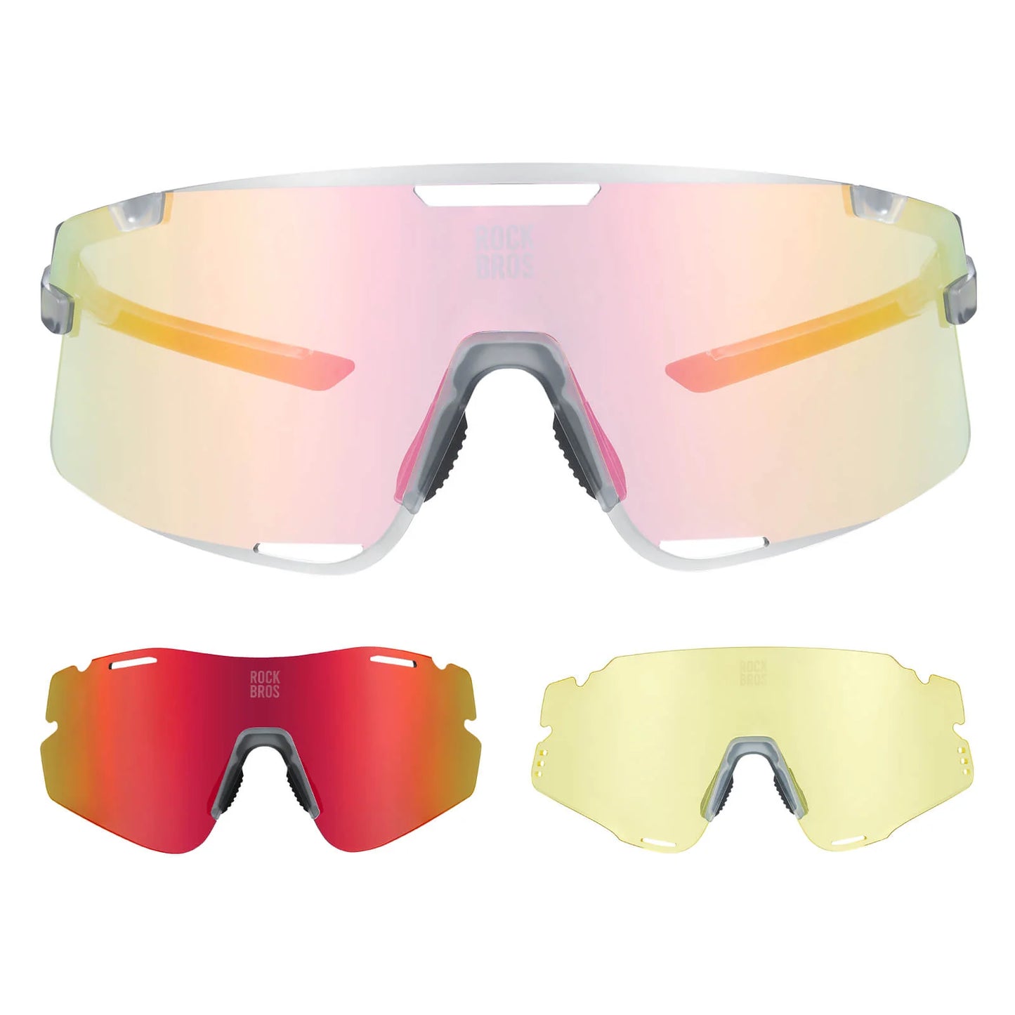 【ROAD TO SKY】 Photochromatic Cycling Sunglasses-BOUNDLESS (includes two extra lenses)