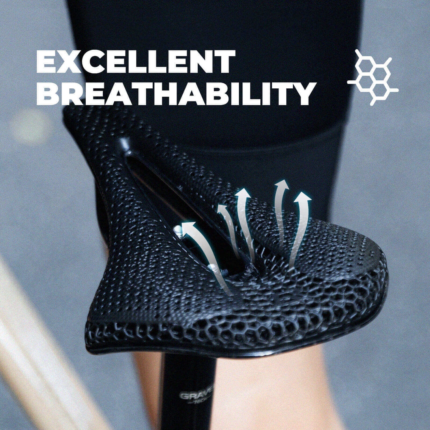 Lightweight Performance Carbon Fiber 3D Printed Bike Saddle