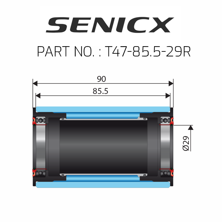 T47-85.5 Bottom Bracket ∅29