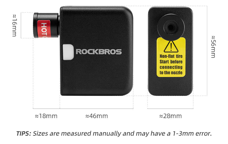 ROCKBROS Mini Electric Bike Pump AS1