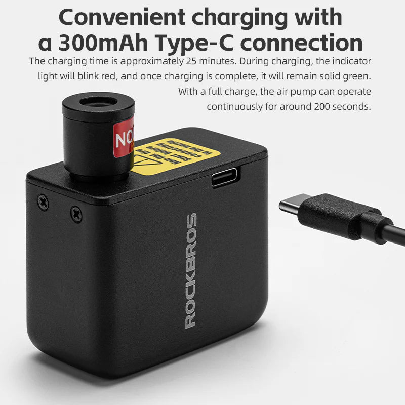 ROCKBROS Mini Electric Bike Pump AS1