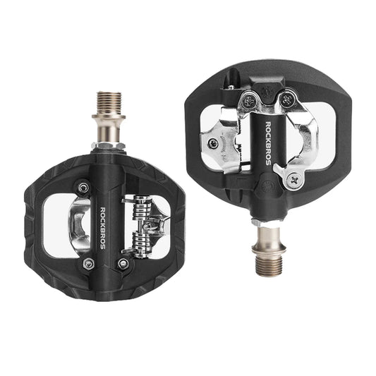 ROCKBROS Bicycle Lock Pedals SPD For Shimano MTB Road Sealed Bearing Cleats