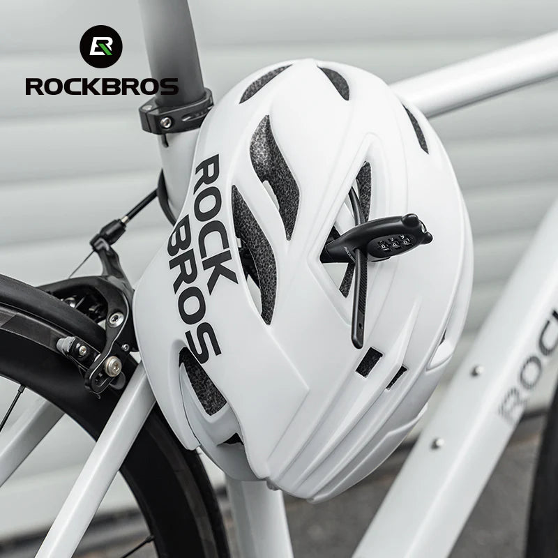 ROCKBROS 3-digit Password Tie Helmet Lock Multipurpose Bicycle Portable Anti-theft Bike Accessories