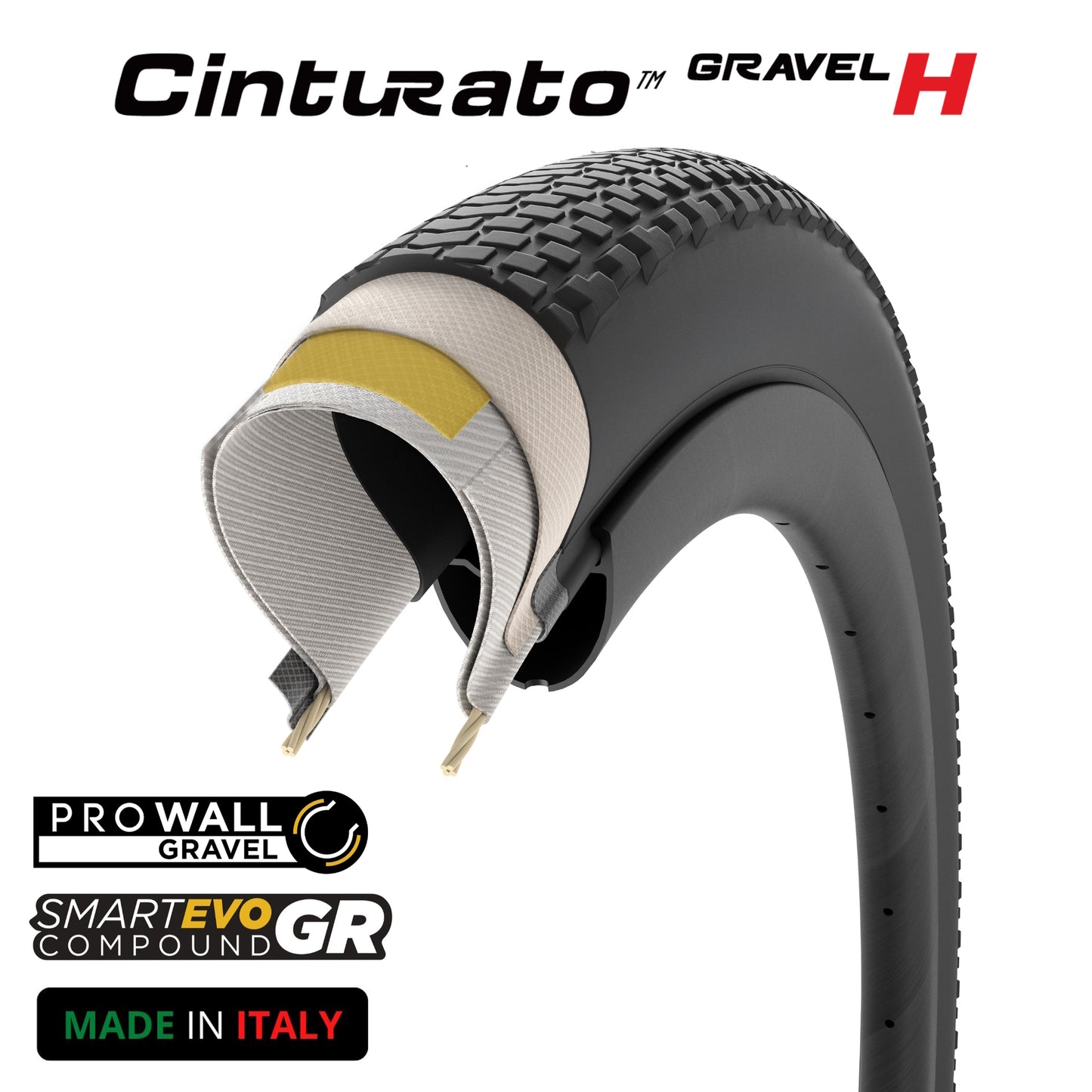 PIRELLI CINTURATO GRAVEL HIGH PERFORMANCE H BLACK