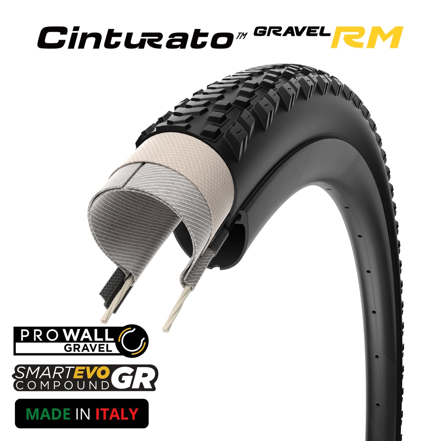 PIRELLI CINTURATO GRAVEL HIGH PERFORMANCE RM BLACK