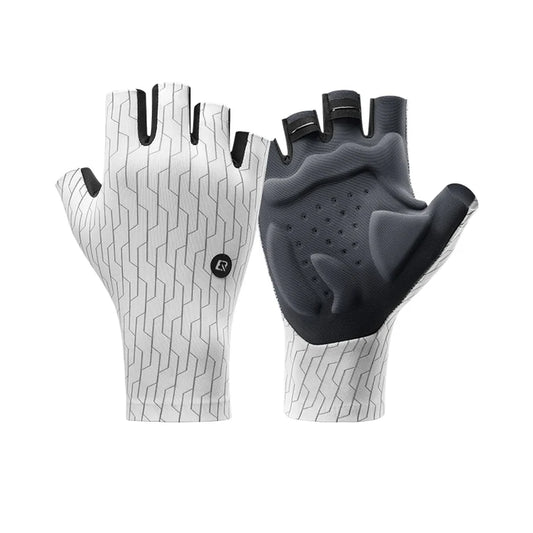 ROCKBROS Mountain Road Cycling Fingerless Gloves Shockproof Breathable Non-Slip