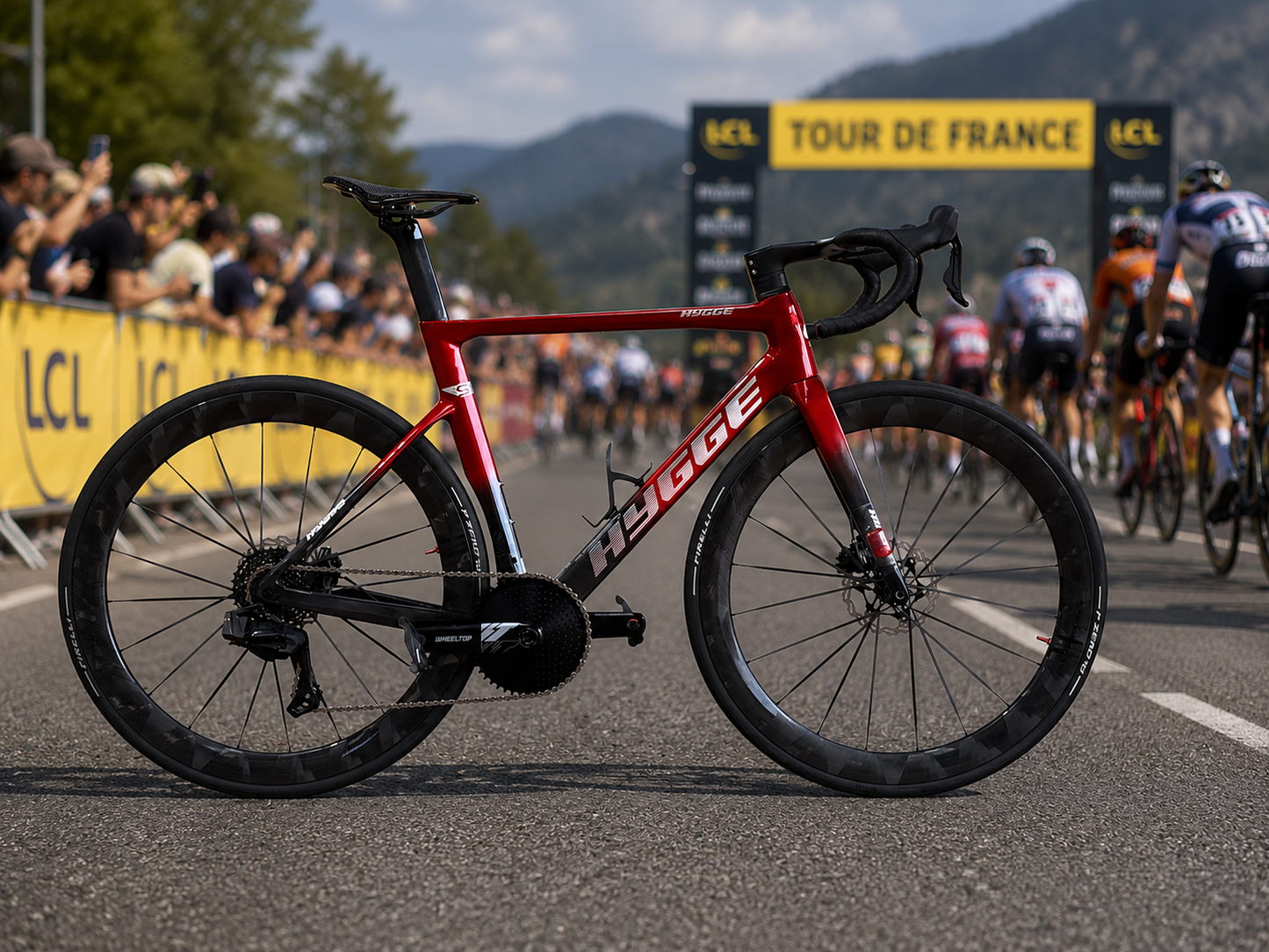 HYGGE Aero Road Bike Red/Black Medium – 6.9kg Carbon Race Bike – Pro Speed Australia