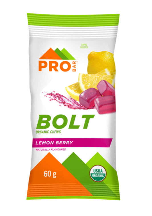 PRO BAR - LEMON BERRY CHEWS (12PCS)