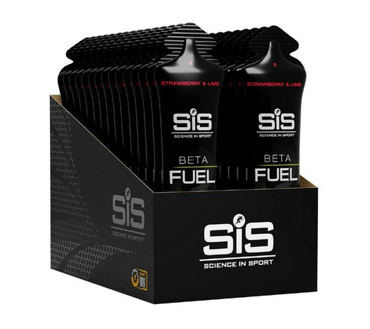 SIS GEL BETA FUEL 30 X60ML STRAWBERRY &LIME