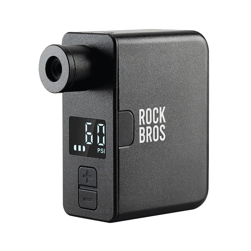 ROCKBROS AS1 PRO Portable Mini Electric Bike Pump - 120PSI with LED Screen