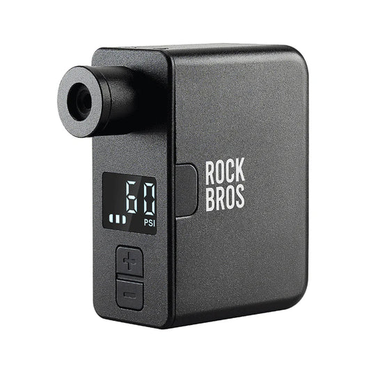 ROCKBROS AS1 PRO Portable Mini Electric Bike Pump - 120PSI with LED Screen