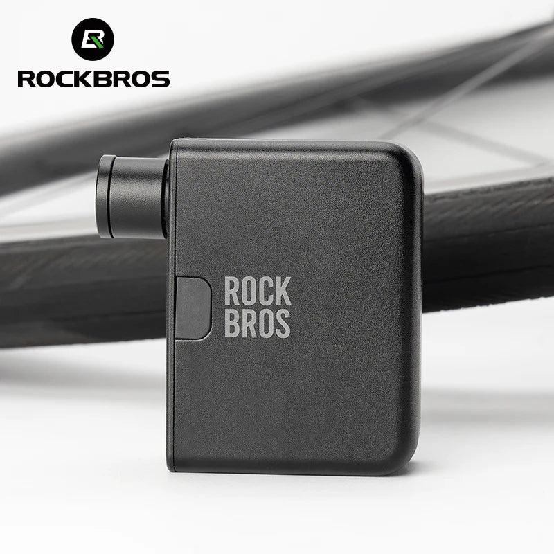 ROCKBROS AS1 PRO Portable Mini Electric Bike Pump - 120PSI with LED Screen
