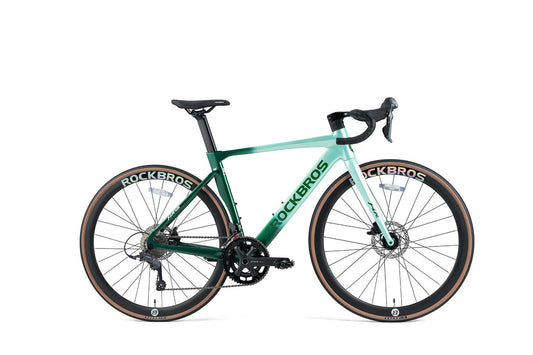 ROCKBROS FLR-W3 700C Road Bike Green Gradient - Size M