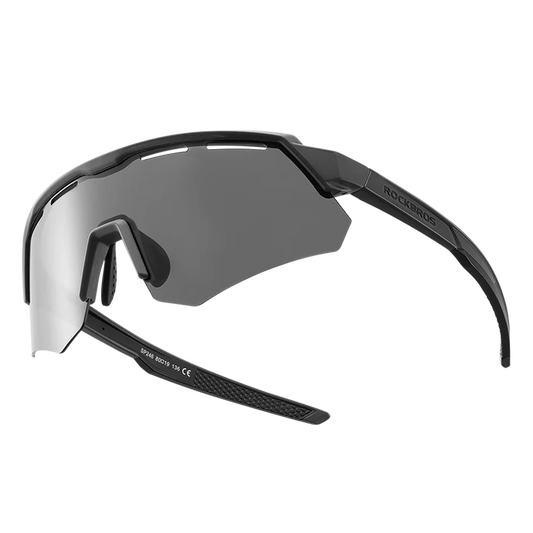 ROCKBROS Polarized Cycling Sunglasses 4 Lenses Replaceable Sports Glasses UV400