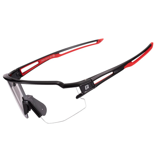 Rockbros Half Frame Photochromic Sport Sunglasses Cycling Bike Glasses UV400