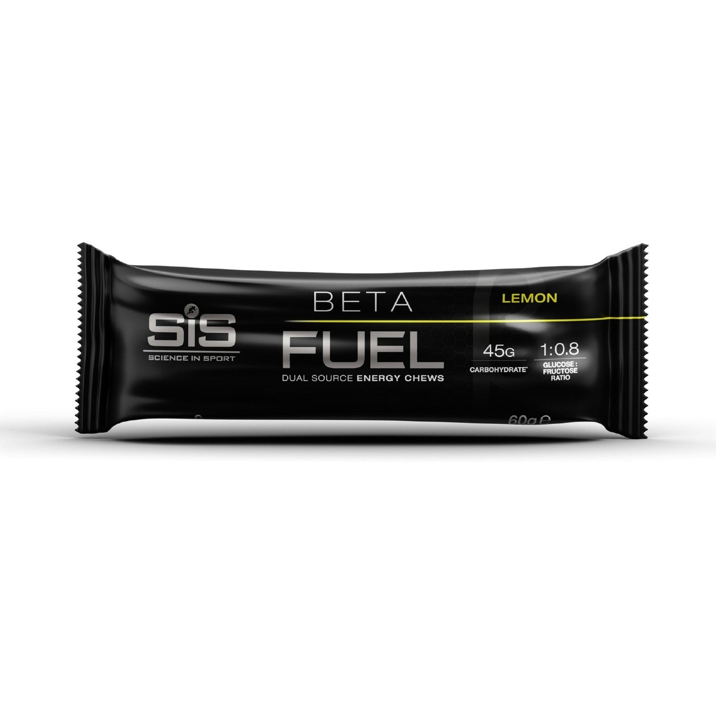 SIS BAR BETA FUEL ENERGY CHEW 20X60GR LEMON