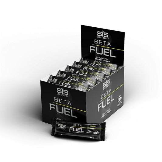 SIS BAR BETA FUEL ENERGY CHEW 20X60GR LEMON