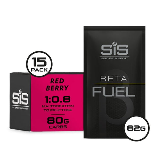 SIS BETA FUEL 80 SACHETS 15 X 82G RED BERRY