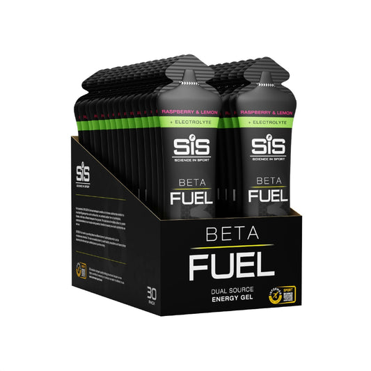 SIS GEL BETA FUEL ELECTROLYTES 30 X60ML RASPBERRY&LEMON