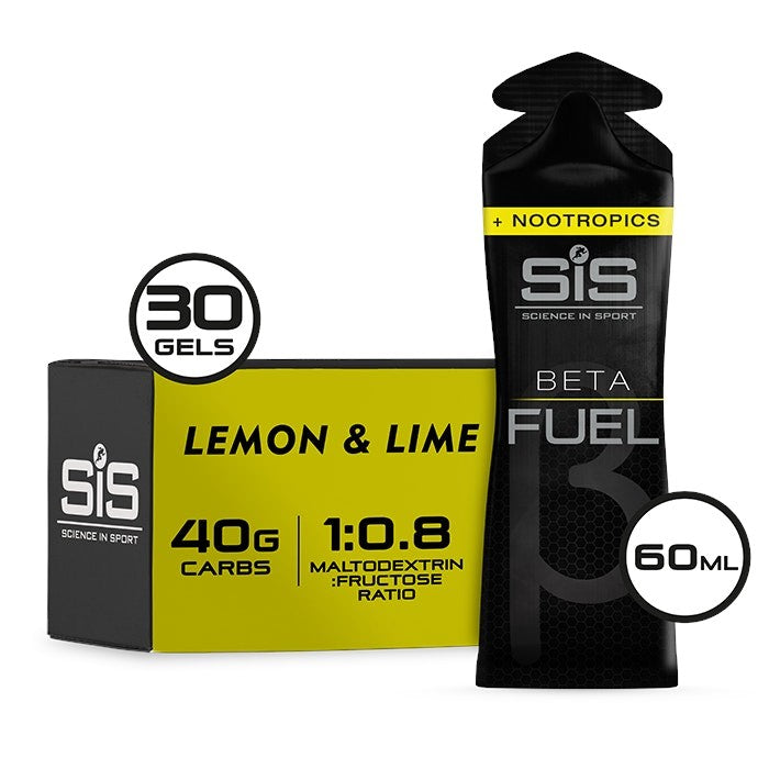 SIS GEL BETA FUEL+ NOOTROPICS 30X60ML LEMON & LIME
