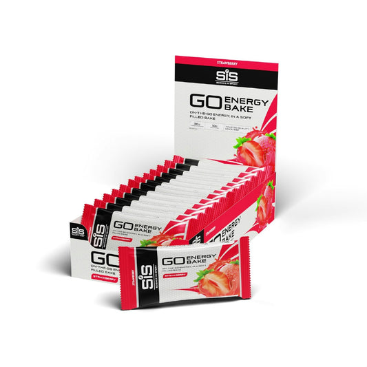 SIS GO ENERGY BAKE BARS 50G X 12 STRAWBERRY