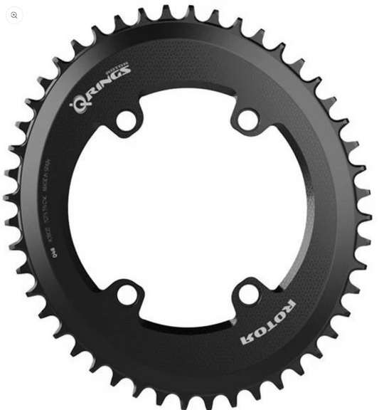 Q RING 1 X OVAL BCD110x4 BLACK