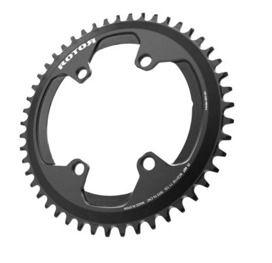 ROUND RING 1X BCD110X4 UNIVERSAL TOOTH BLACK
