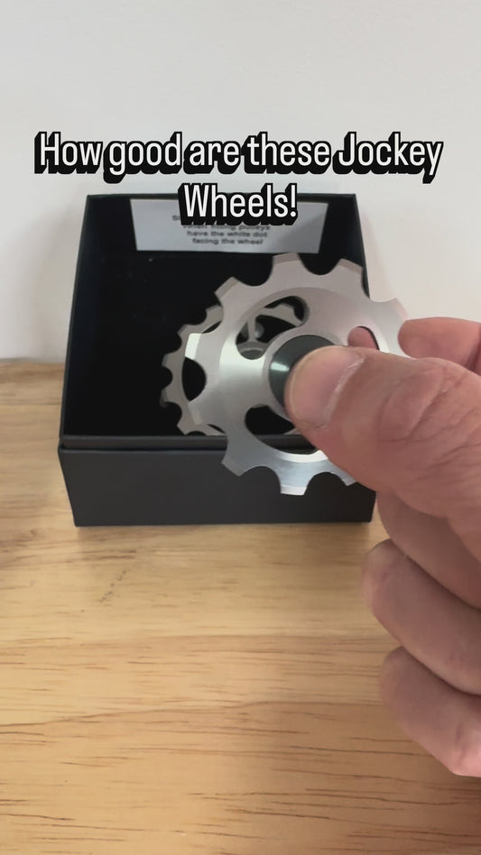 Oversized Jockey Wheels with Ceramic Bearings