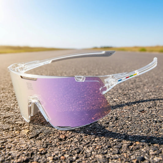 【ROAD TO SKY】 Photochromatic Cycling Sunglasses-BOUNDLESS （includes two extra lenses)