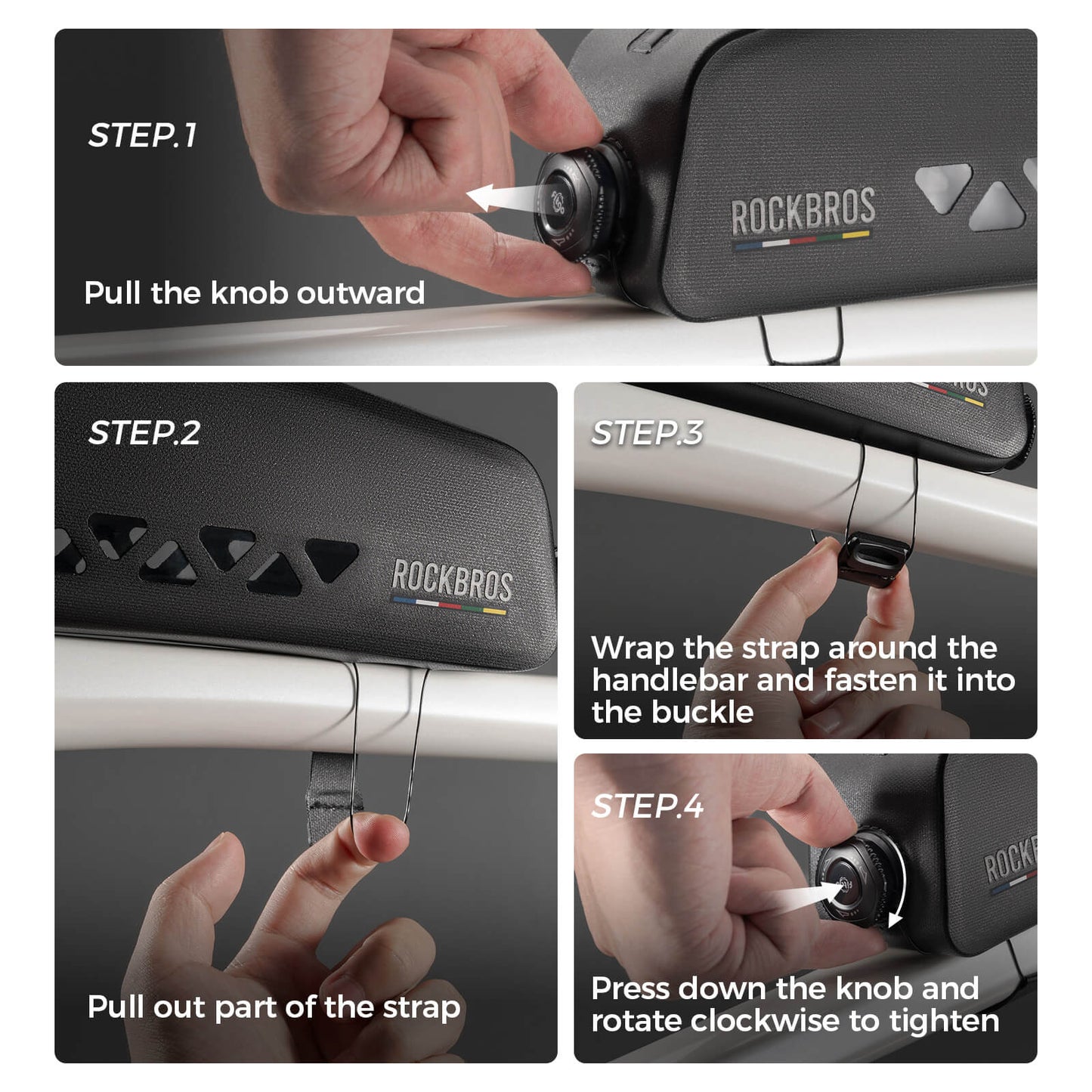 【ROAD TO SKY】 Waterproof Bike Top Tube Bag-AS-142