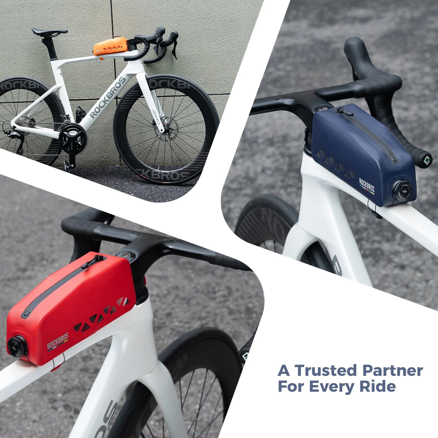 【ROAD TO SKY】 Waterproof Bike Top Tube Bag-AS-142