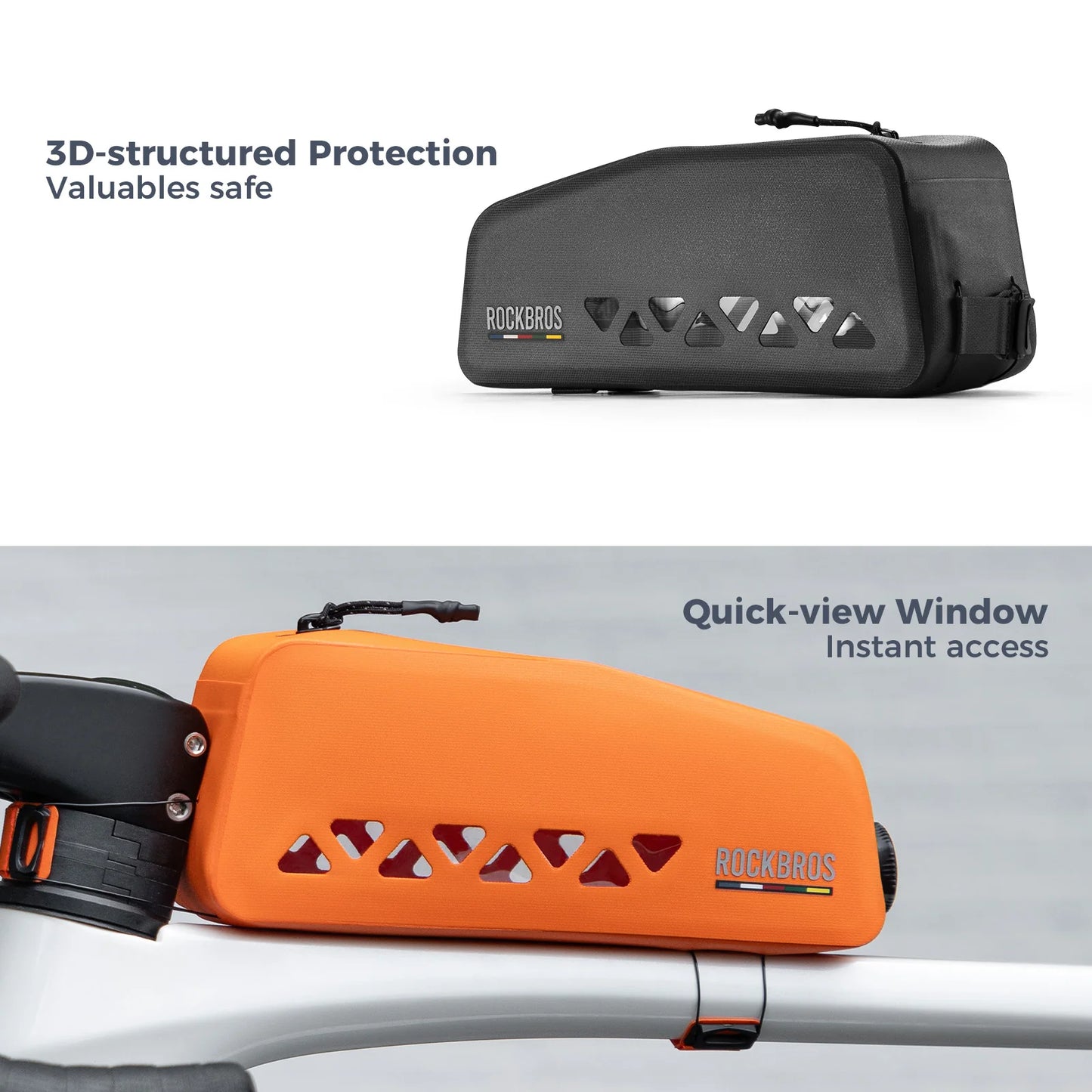 【ROAD TO SKY】 Waterproof Bike Top Tube Bag-AS-142