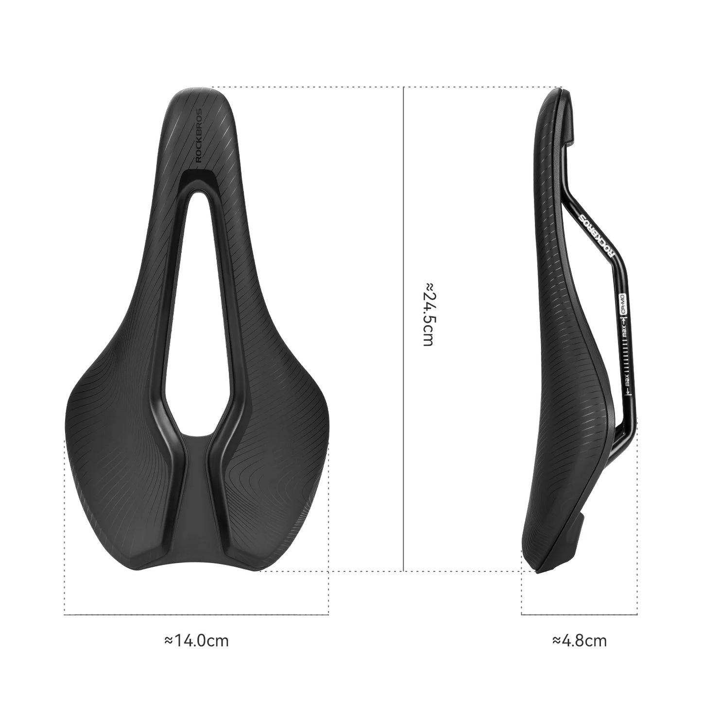 Comfort Breathable Bike Sport Saddle Tail Light Compatible