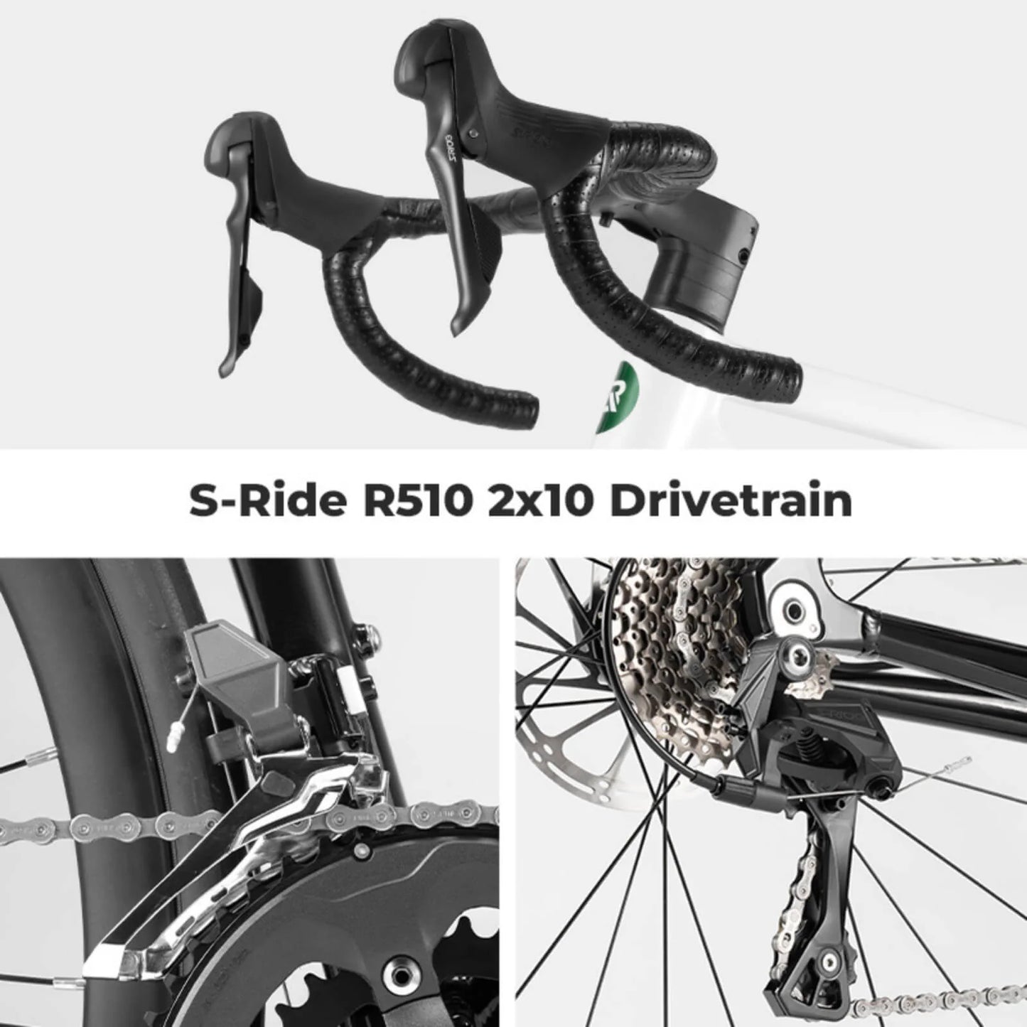ROCKBROS FLR-W3 700C Road Bike  Phantom Black