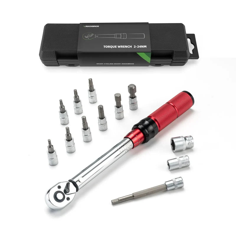 ROCKBROS Bicycle Bike Repair Tool Set Spanner 72-Tooth Ratchet Wrench Tools Kit